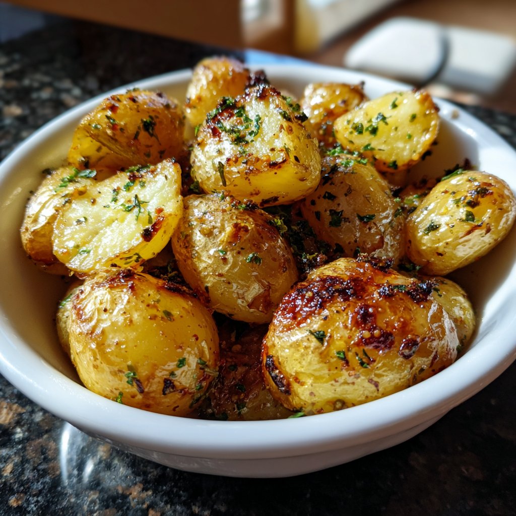 Roasted Baby Potatoes with Truffle Oil