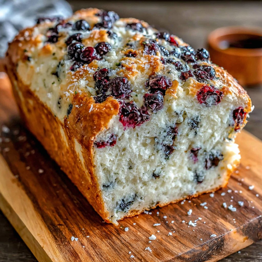 Lemon Blueberry Sourdough Bread Easy Method
