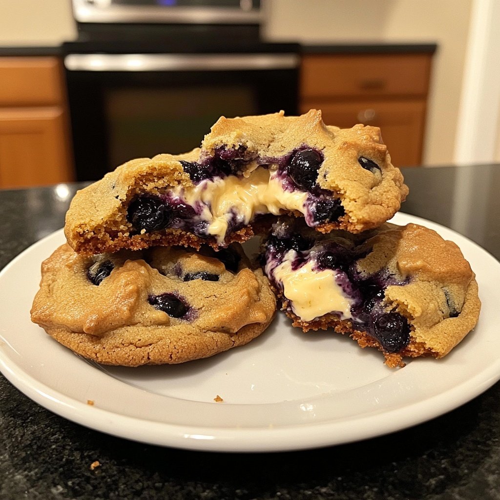 Blueberry Cheesecake Cookies