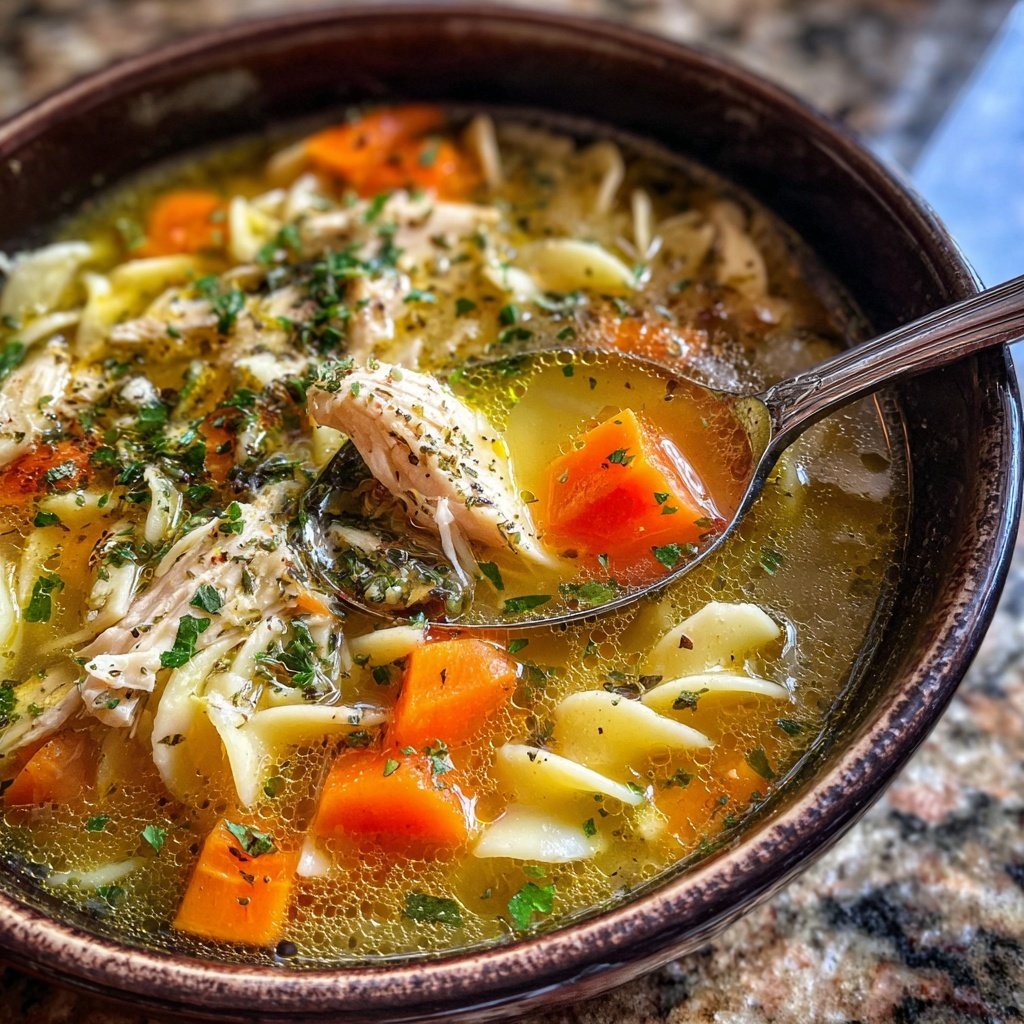 Spring Chicken Noodle Soup
