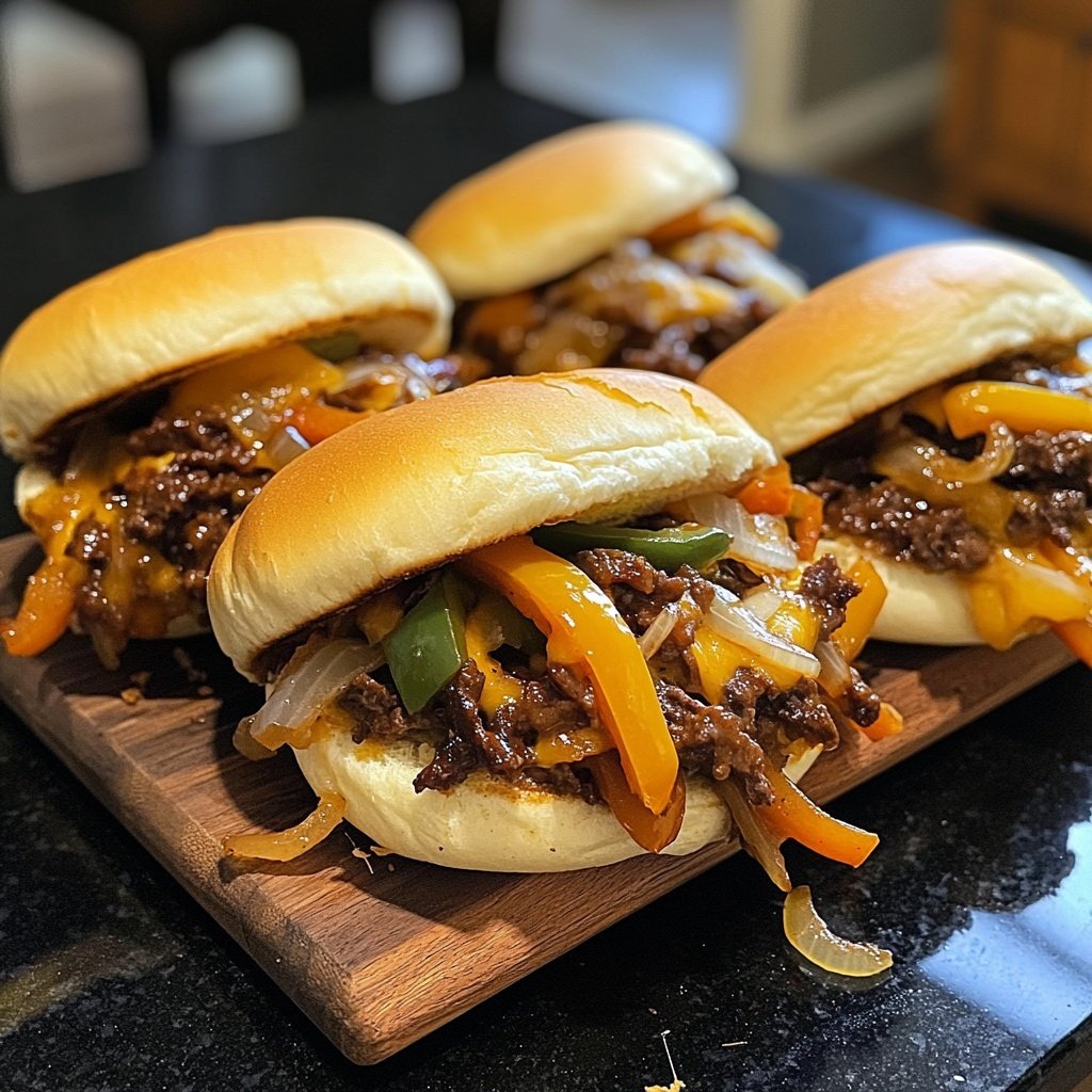 Philly Cheesesteak Sloppy Joes