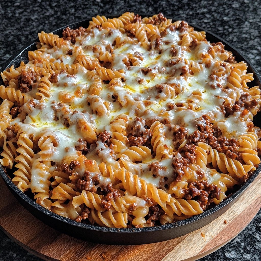 Ground Beef Pasta Skillet