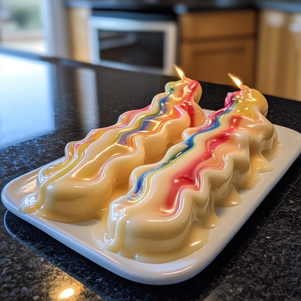 Edible Christmas Candles