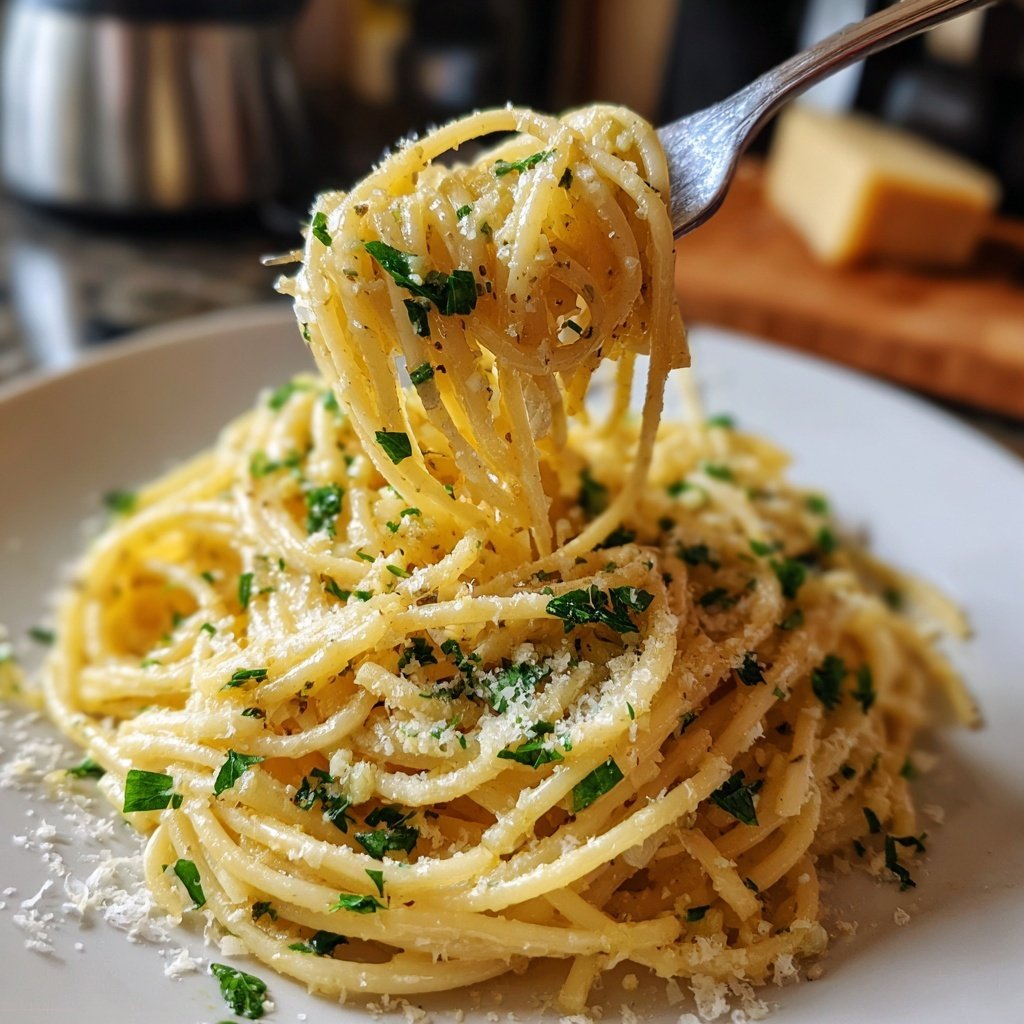 Quick & Easy 15-Minute Garlic Pasta