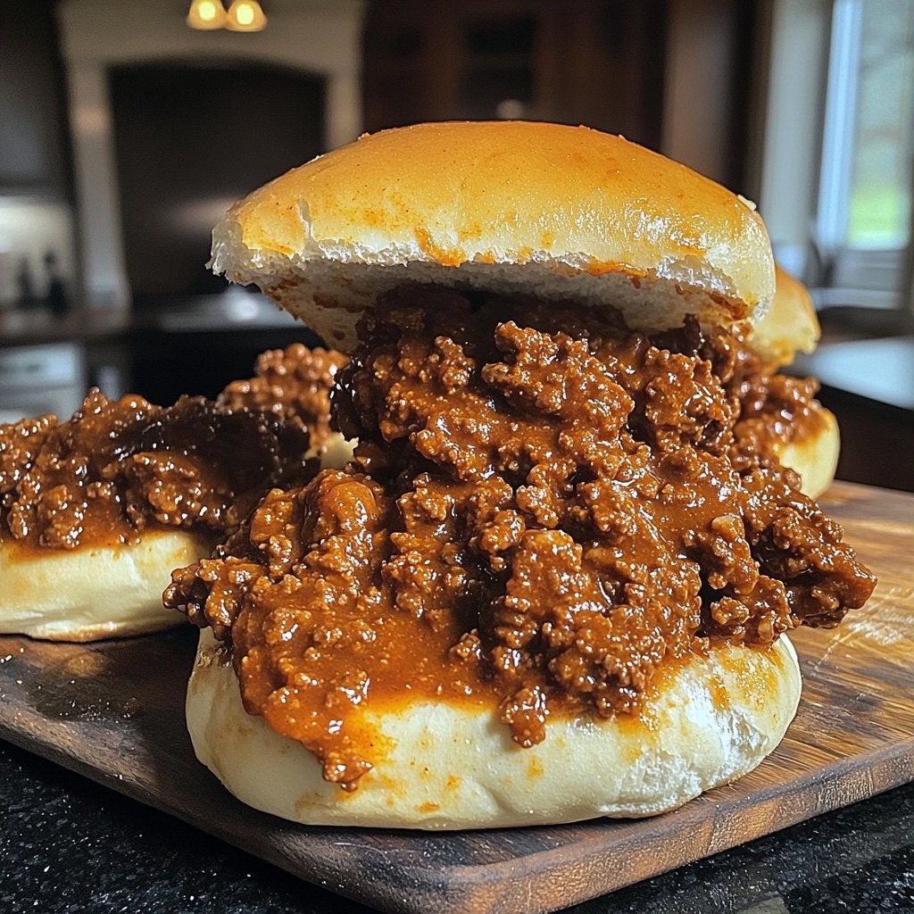 Ground Beef Sloppy Joes