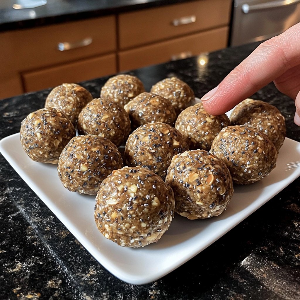 Protein Balls with Chia Seeds